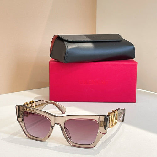 Valentino V-Square Sculpted Sunglasses