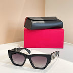 Valentino V-Square Sculpted Sunglasses