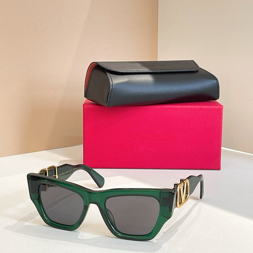 Valentino V-Square Sculpted Sunglasses