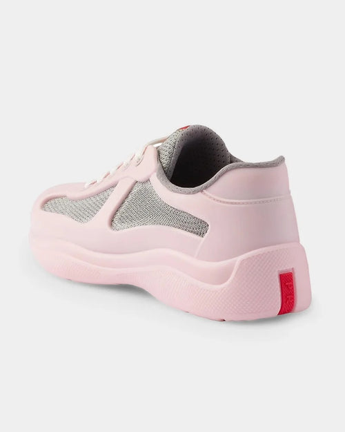Prada – Rosa Stratus Velocity Knit Sneaker