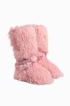 “Montagne Luxe Shearling Armure” — Couture Fur Boots with Atelier Strap Harness