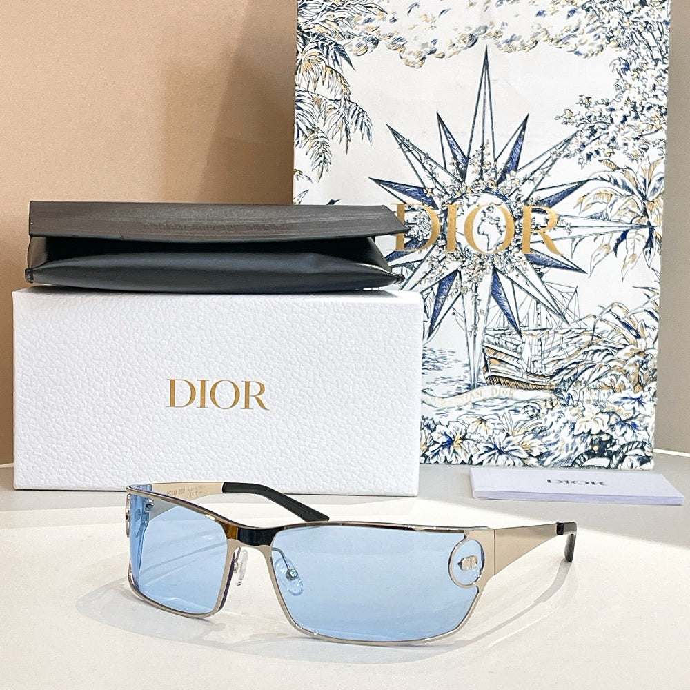 CD Diamond Oval” Star-Studded Sunglasses by Christian Dior – LUXE