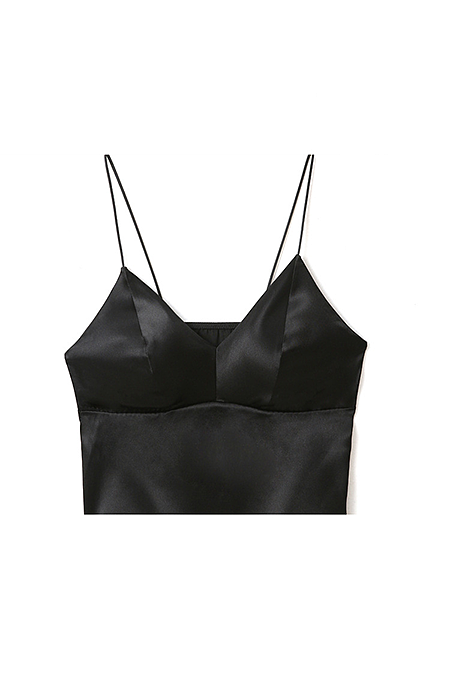 “Élégance de Soie” Minimalist Satin Camisole