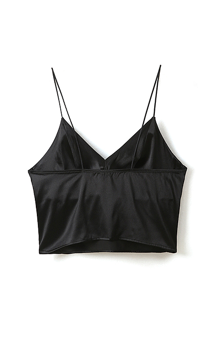 “Élégance de Soie” Minimalist Satin Camisole