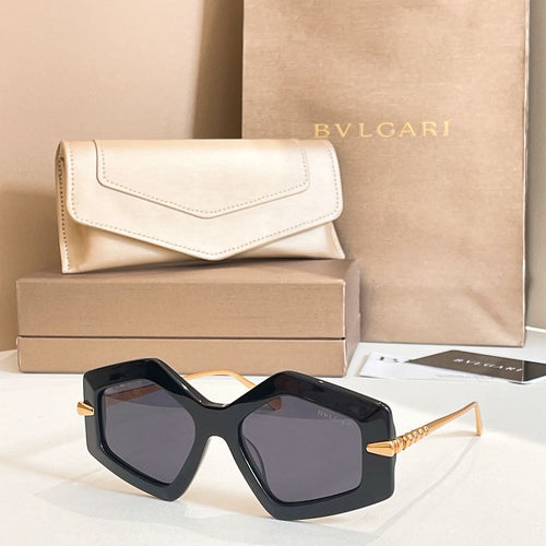 Bvlgari “Serpenti Scultorea” Angular Sunglasses