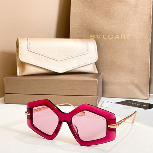 Bvlgari “Serpenti Scultorea” Angular Sunglasses