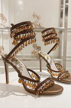 “Palais de Cristal” Couture Stilettos – Jeweled Evening Collection