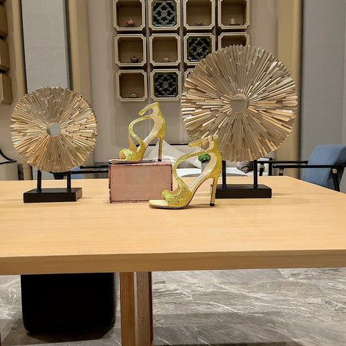 Jimmy Choo Luminara Crystal Wave Sandals – 36-41 (Multiple Colors)