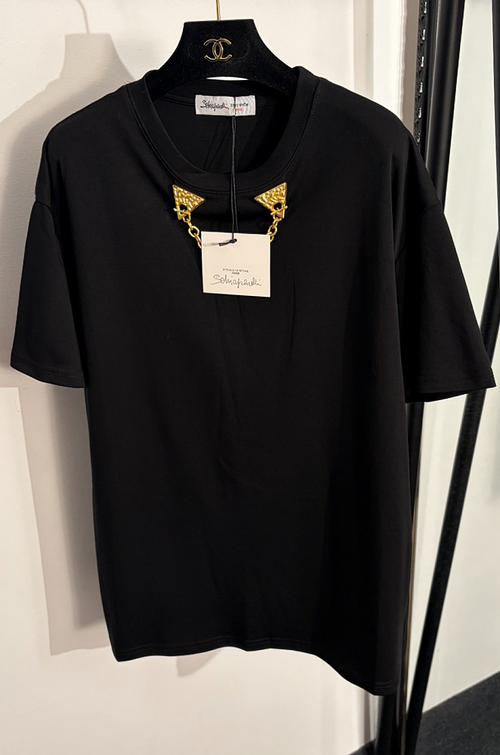 Schiaparelli Chaîne Dorée Statement Tee (One Size)