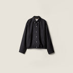 Miu Miu “Noir Ligne Élancée” Striped Jacket