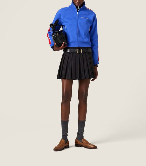 Miu Miu “École Élitaire” Pleated Mini Skirt