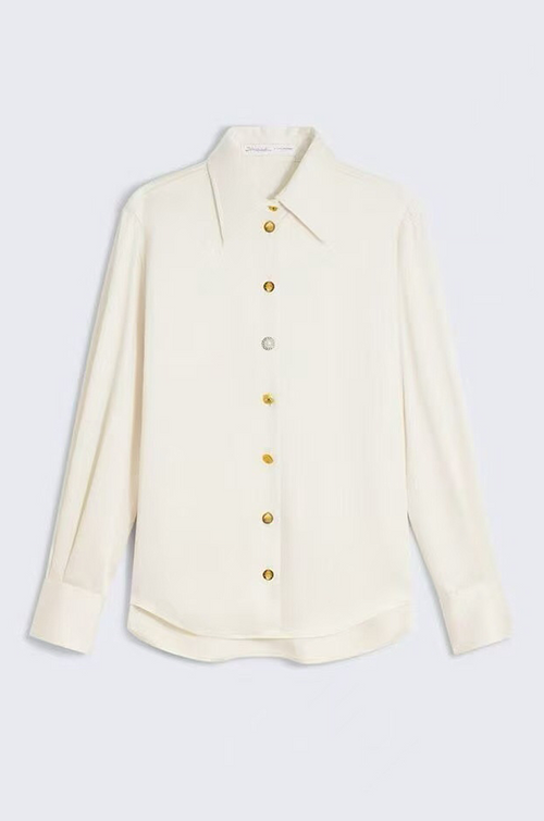 Schiaparelli “Éclat Surréaliste” Silk Blouse
