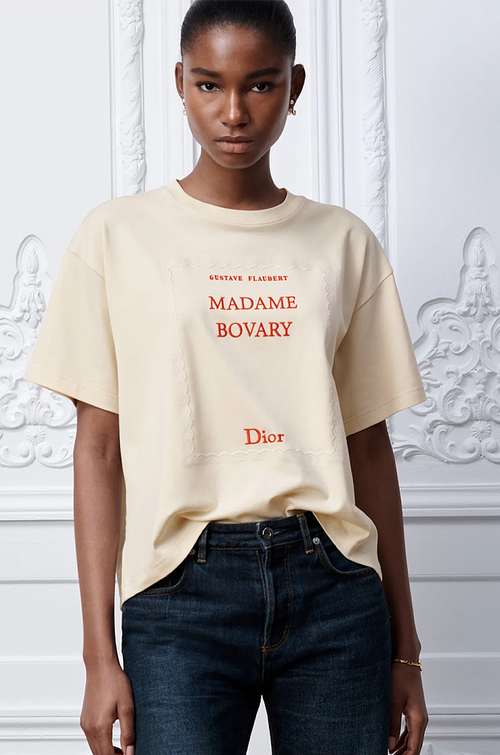 Dior “Madame Bovary” Literary Couture Tee