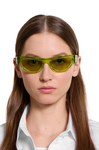 Gucci GG Translucent Cat-Eye Shield Sunglasses – Multi-Color Edition