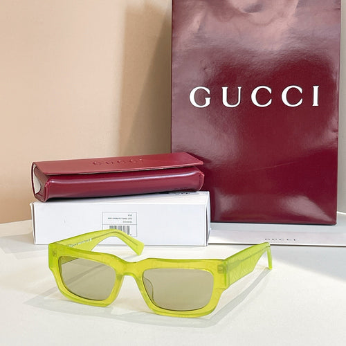 Gucci GG Retro Transparent Frame Sunglasses – Limited Edition Color Series