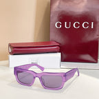 Gucci GG Retro Transparent Frame Sunglasses – Limited Edition Color Series