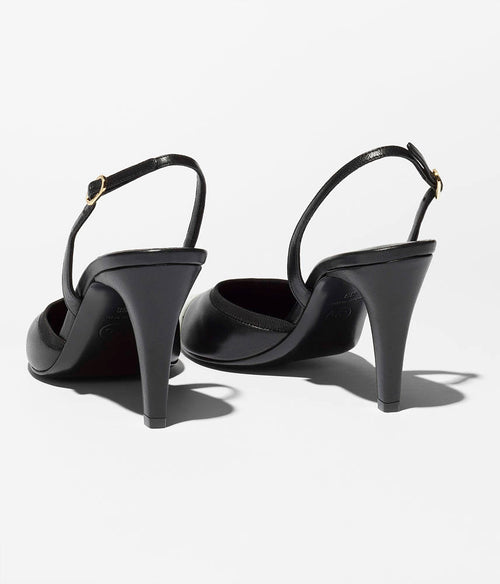 Chanel Épure Slingback Pumps – Noir & Blanc Stiletto Edition