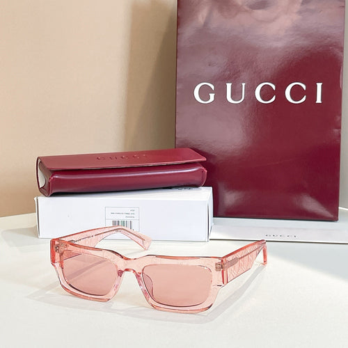 Gucci GG Retro Transparent Frame Sunglasses – Limited Edition Color Series