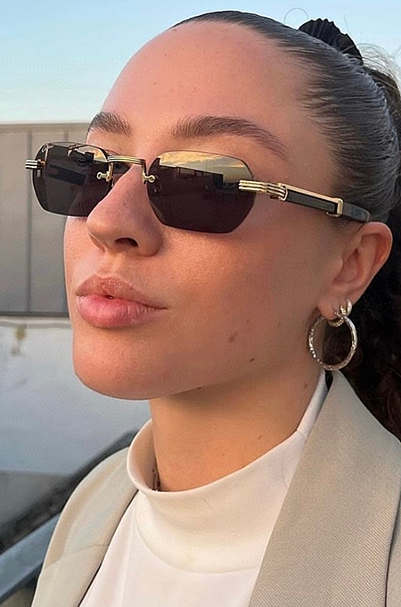Cartier Santos de Cartier Rimless Sunglasses – Prestige Edition
