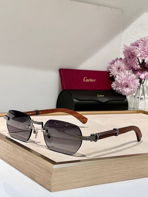 Cartier Santos de Cartier Rimless Sunglasses – Prestige Edition