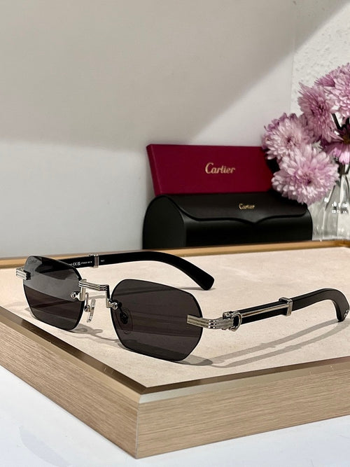 Cartier Santos de Cartier Rimless Sunglasses – Prestige Edition