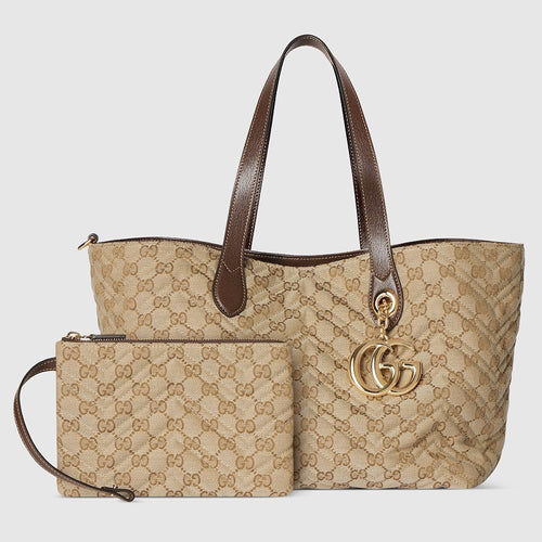 Gucci Ophidia Soft Tote – GG Monogram Quilted Canvas