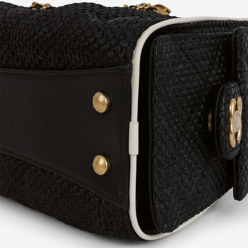 Chanel 25 Raffia Mini Handbag – Noir Riviera Édition