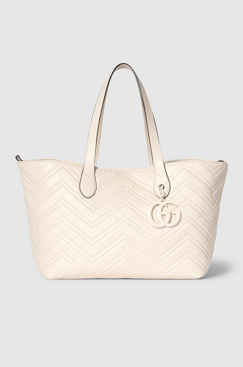 Gucci GG Marmont Matelassé Tote – Crème Élite
