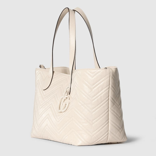 Gucci GG Marmont Matelassé Tote – Crème Élite