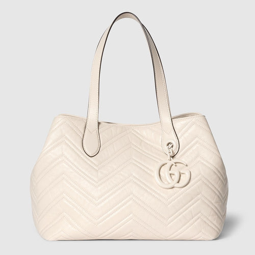 Gucci GG Marmont Matelassé Tote – Crème Élite