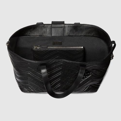 Gucci GG Marmont Matelassé Tote – Noir Héritage