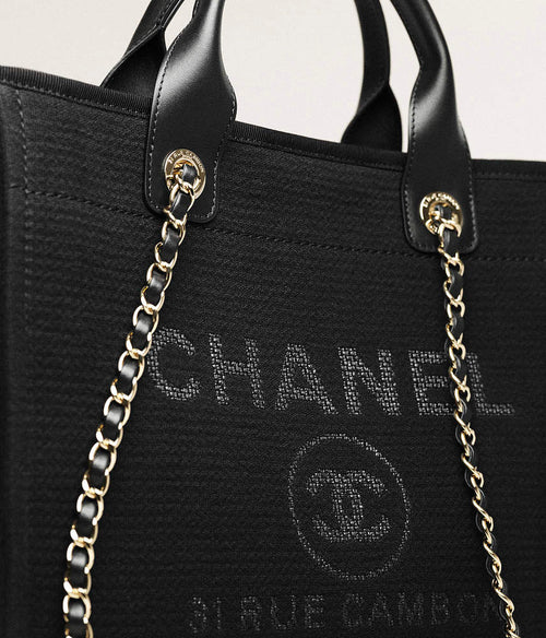 Chanel Deauville Chain Tote – Noir Atelier