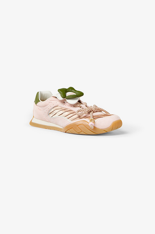 Fendi Wave Pulse Sculpt Sneaker – Rosé Verde Motion