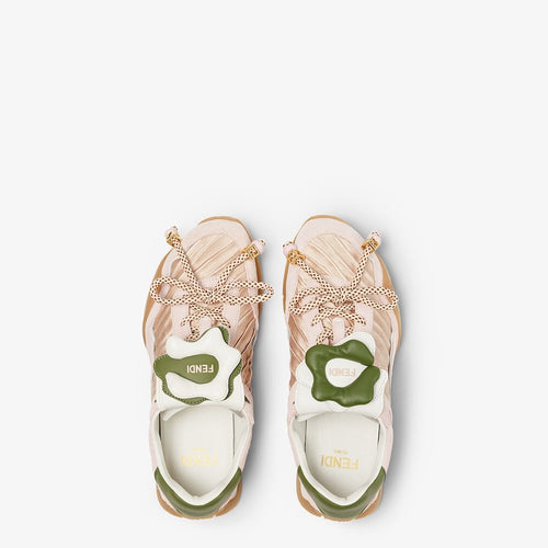 Fendi Wave Pulse Sculpt Sneaker – Rosé Verde Motion