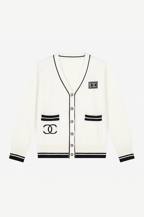 CC Print Customized Knit Sweater