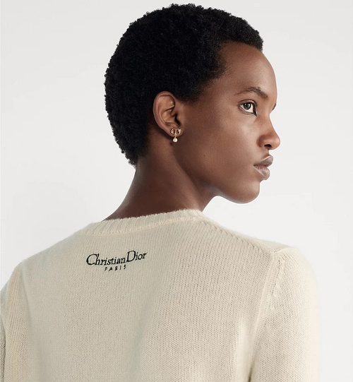 Christian Dior Floral Star Wool Sweater