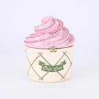 Chanel “Café Coco” Ice Cream Clutch & Rosé Ruffle Halter Dress Set – SS Runway Edition