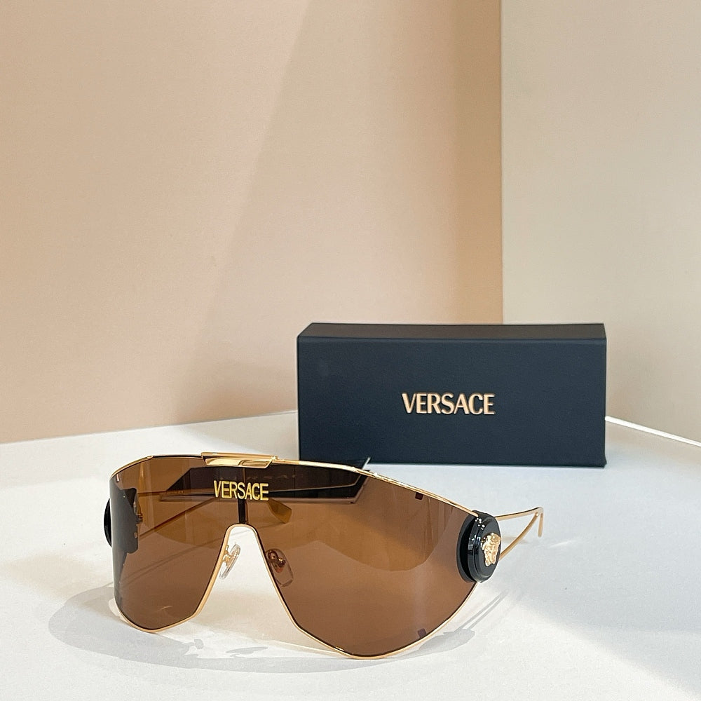 Versace Medusa Icon Shield Sunglasses – LUXE LIVING FASHIONS