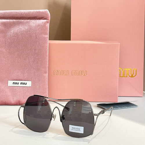Miu Miu Oversized Geometric Sunglasses — Couture Glam Collection
