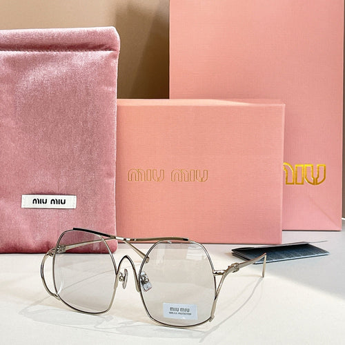 Miu Miu Oversized Geometric Sunglasses — Couture Glam Collection