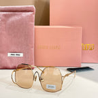 Miu Miu Oversized Geometric Sunglasses — Couture Glam Collection