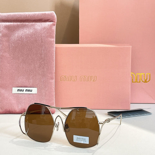 Miu Miu Oversized Geometric Sunglasses — Couture Glam Collection