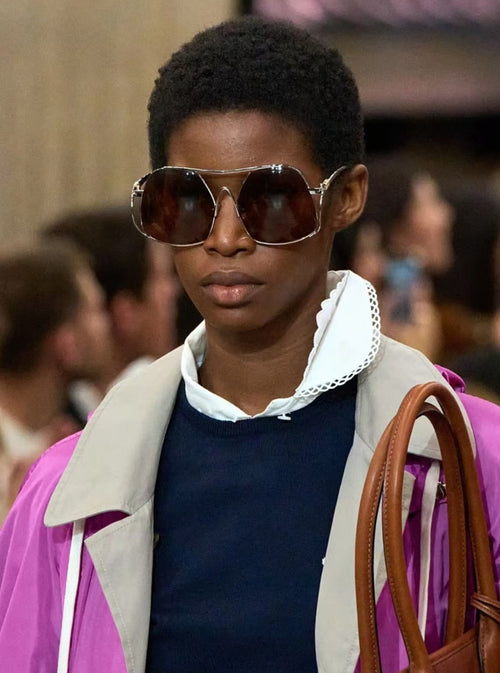 Miu Miu Oversized Geometric Sunglasses — Couture Glam Collection
