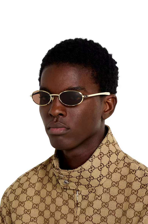 Bottega Veneta Sculptural Curve Temple Sunglasses – Multiple Colors