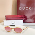 Bottega Veneta Sculptural Curve Temple Sunglasses – Multiple Colors