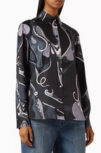 Pucci Nero Marmo Silk Set