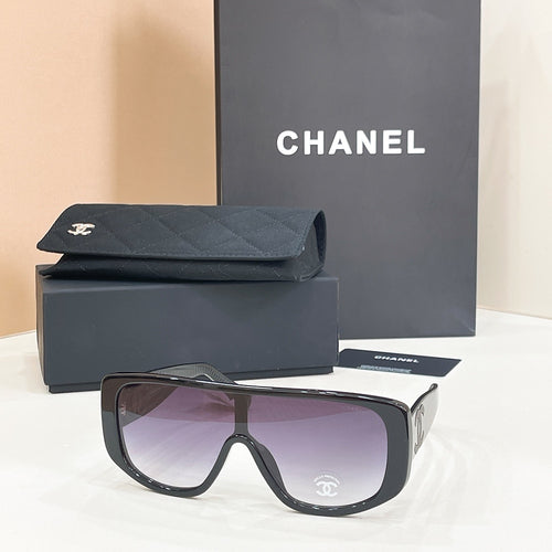 Chanel Oversized Shield Sunglasses