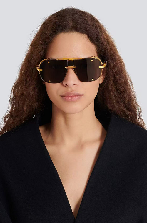 Balmain Architect Shield Sunglasses