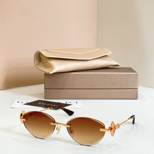 Bvlgari Serpenti Éclat Rimless Sunglasses