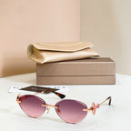 Bvlgari Serpenti Éclat Rimless Sunglasses